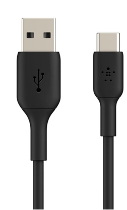 Изображение Belkin USB-C/USB-A Cable 15cm PVC, black CAB001bt0MBK