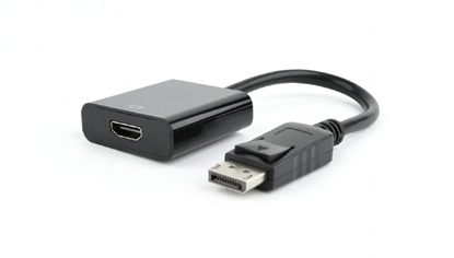 Attēls no Cablexpert DisplayPort to HDMI adapter cable, Black | Cablexpert