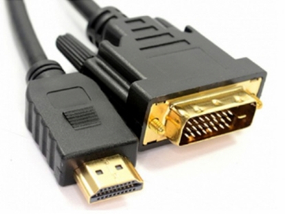 Attēls no Brackton DVI Male - HDMI Male 2m Black