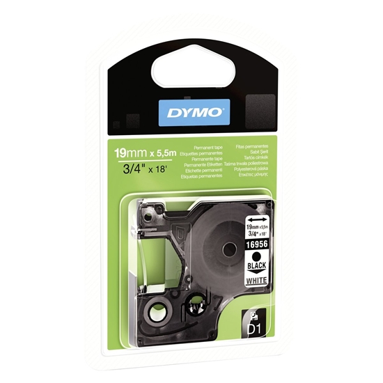 Picture of DYMO D1 Durable - Black on White - 19mm