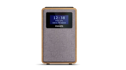 Изображение Philips TAR5005/10 radio Clock Digital Grey, Wood