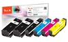 Picture of Peach PI200-487 ink cartridge 6 pc(s) Standard Yield Black, Cyan, Magenta, Yellow