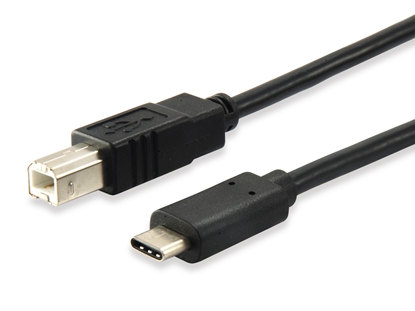 Attēls no Equip USB 2.0 Type C to Type B Cable, 1m