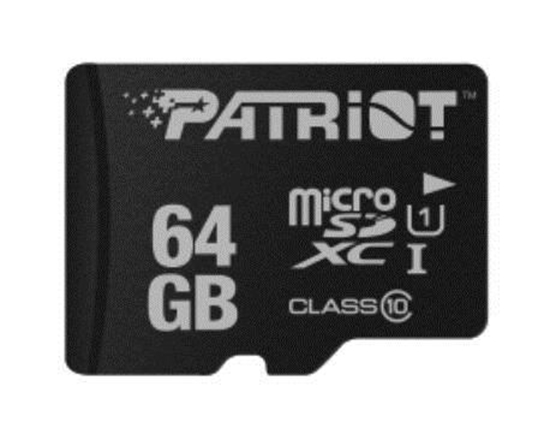 Picture of Patriot Memory PSF64GMDC10 memory card 64 GB MicroSDXC UHS-I Class 10