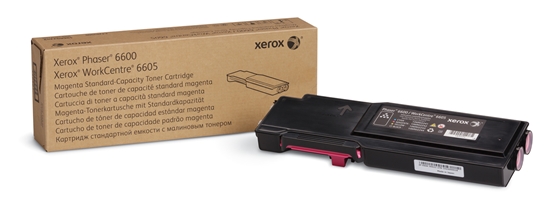 Изображение Xerox Genuine Phaser 6600 / WorkCentre 6605 Magenta Toner Cartridge - 106R02246