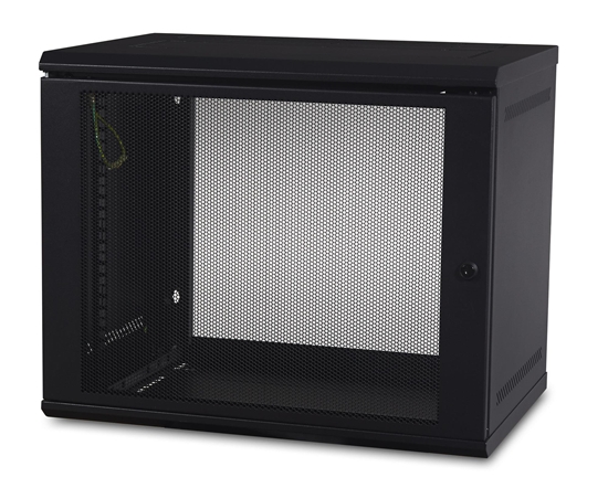 Picture of APC AR109 rack cabinet 9U Wall mounted rack Black