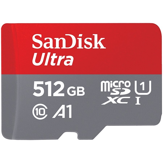 Изображение Karta SanDisk Ultra MicroSDXC 512 GB Class 10 UHS-I/U1 A1  (SDSQUA4-512G-GN6MA             )