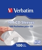 Picture of 1x100 Verbatim CD/DVD Sleeves