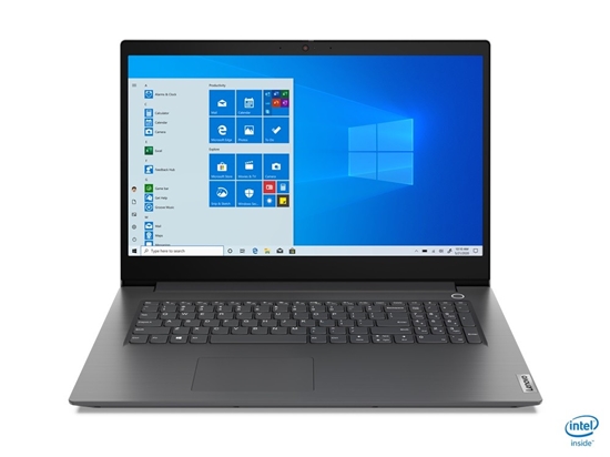 Picture of Lenovo V V17 Laptop 43.9 cm (17.3") Full HD Intel® Core™ i5 i5-1035G1 8 GB DDR4-SDRAM 512 GB SSD NVIDIA GeForce MX330 Wi-Fi 6 (802.11ax) Windows 10 Pro Grey