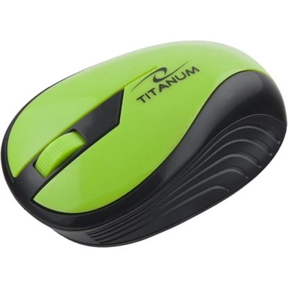 Attēls no Titanium TM114G WIRELESS 3D OPTICAL MOUSE HARRIER GREEN