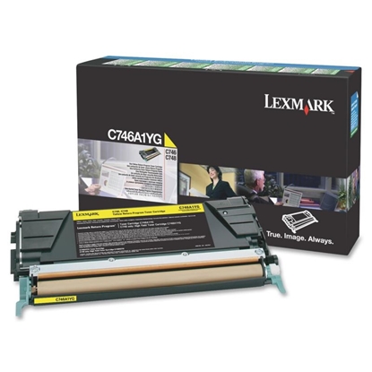 Изображение Lexmark C746A1YG toner cartridge 1 pc(s) Original Yellow