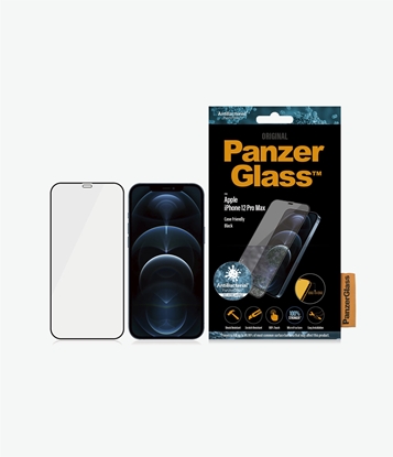 Изображение Szkło ochronne E2E Super+ iPhone 12 Pro Max Case Friendly           AntiBacterial Microfracture 