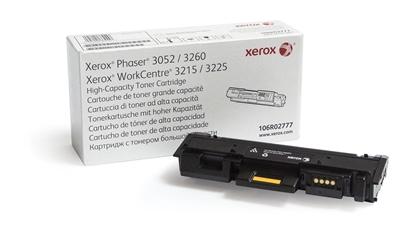 Attēls no Xerox Genuine Phaser 3260 / WorkCentre 3225 Black High Capacity Toner Cartridge (3000 pages) - 106R02777