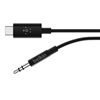 Изображение Belkin RockStar 3,5mm Aud./USB-C Cable 0,9m black F7U079bt03-BLK