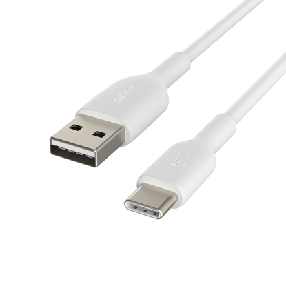 Изображение Belkin USB-C/USB-A Cable 15cm PVC, white CAB001bt0MWH