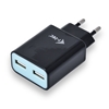 Picture of i-tec CHARGER2A4B mobile device charger Mobile phone Black AC Indoor