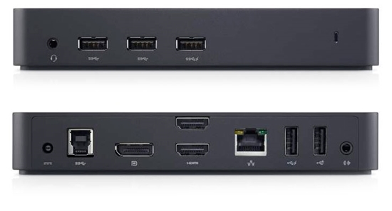 Picture of DELL USB 3.0 Ultra HD Triple Vidoe Docking Station D3100