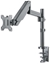 Attēls no Manhattan TV & Monitor Mount, Desk, Full Motion (Gas Spring), 1 screen, Screen Sizes: 10-27", Black, Clamp or Grommet Assembly,VESA 75x75 to 100x100mm, Max 8kg, Lifetime Warranty