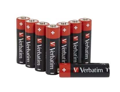 Picture of 1x8 Verbatim Alkaline battery Mignon AA LR6              49503