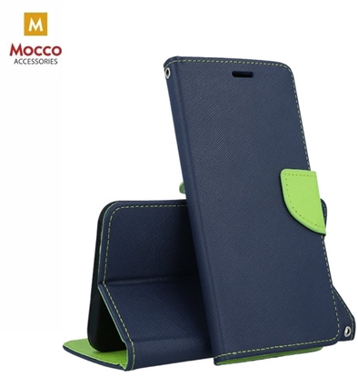 Изображение Mocco Fancy Book Case For Samsung Galaxy A42 5G Blue - Green