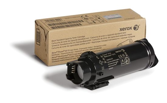 Изображение Xerox Genuine Phaser 6510 / WorkCentre 6515 Black Standard Capacity Toner Cartridge (2,500 pages) - 106R03476