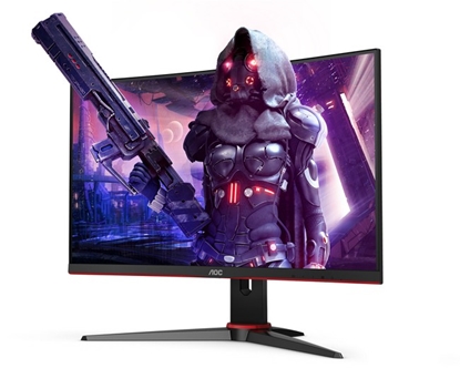 Picture of AOC G2 C24G2AE/BK computer monitor 59.9 cm (23.6") 1920 x 1080 pixels Full HD LED Black, Red