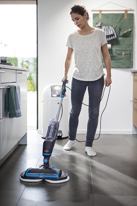 Attēls no Mop | SpinWave | Corded operating | Washing function | Power 105 W | Blue/Titanium