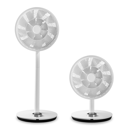 Attēls no Duux | Smart Fan | Whisper Flex | Stand Fan | White | Diameter 34 cm | Number of speeds 26 | Oscillation | 3-27 W | Yes | Timer