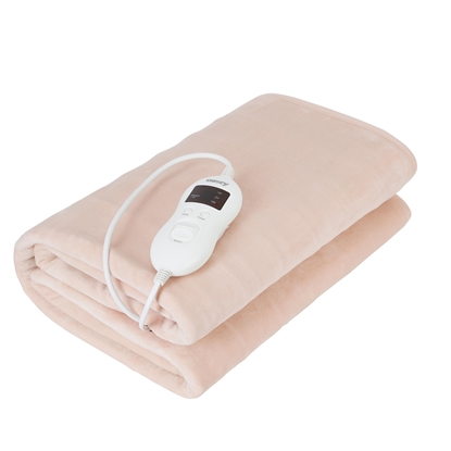 Attēls no Camry | Electric blanket | CR 7423 | Number of heating levels 8 | Number of persons 1 | Washable | Coral fleece | 60 W | Beige