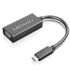 Изображение Lenovo 4X90M42956 USB graphics adapter Black
