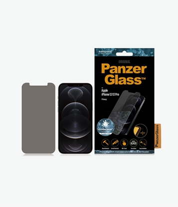 Изображение PanzerGlass | Apple | For iPhone 12/12 Pro | Tempered Glass | Transparent | Privacy glass