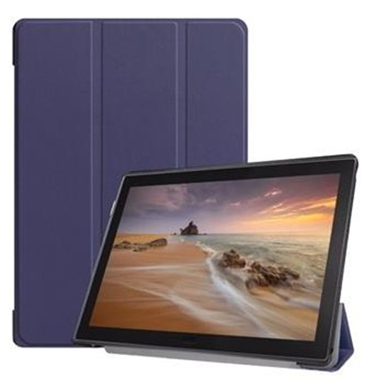 Picture of Tactical Book Tri Fold Case For Tablet Apple iPad Pro 12.9" (2020) Blue