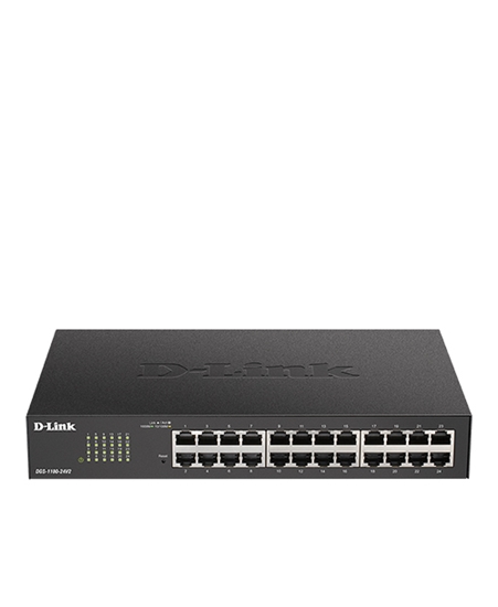 Picture of D-Link DGS-1100-24V2 network switch Managed L2 Gigabit Ethernet (10/100/1000) 1U Black