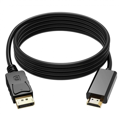 Picture of RoGer DisplayPort to HDMI cable / 4K x 2K / 1.8M / Black