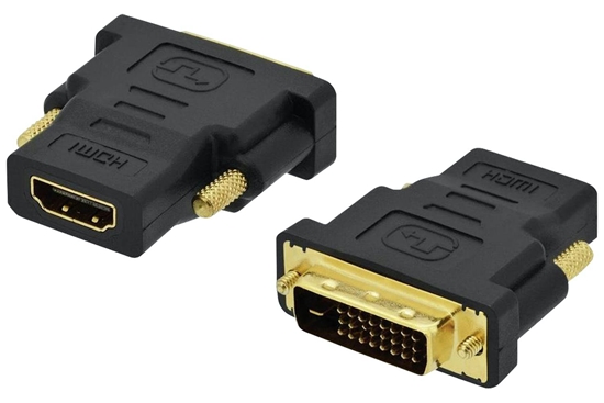 Picture of RoGer Universal Adapter HDMI > DVI Black