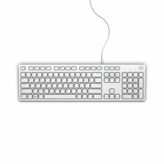 Picture of DELL KB216 keyboard USB QWERTZ German White