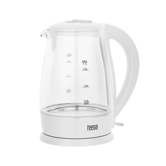 Picture of Teesa TSA1511W Electric Kettle / 1700 ml / 2200 W / White