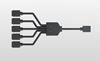 Picture of Splitter Addressable RGB 1-to-5