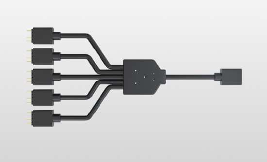 Picture of Cooler Master  3-Pin ARGB 1-5 splitter (MFX-AWHN-1NNN5-R1)