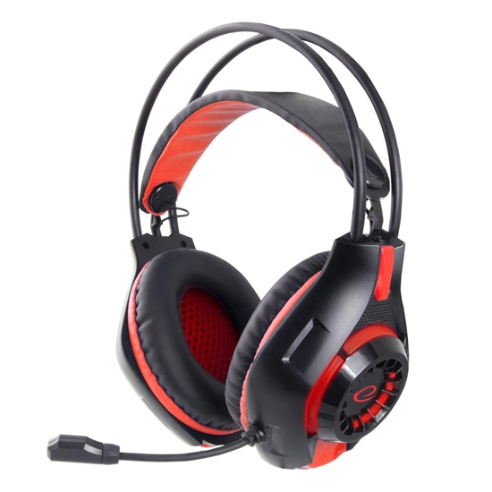 Picture of Esperanza EGH420R Headphones with microphone Headband Black, Red