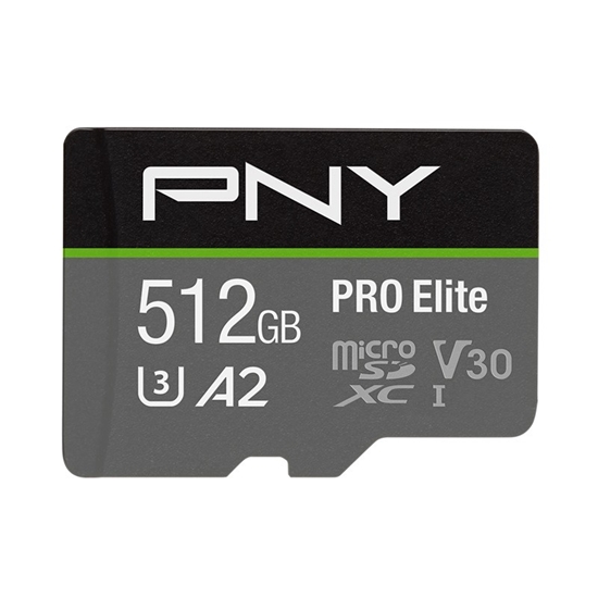 Изображение Karta pamięci MicroSDXC Elite 512GB P-SDUX512U3100PRO-GE 