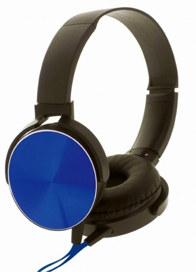 Picture of Słuchawki stereo z mikrofonem Montana Czarno-niebieskie