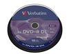 Picture of 1x10 Verbatim DVD+R Double Layer 8x Speed, 8,5GB matt silver