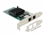 Picture of Delock PCI Express x1 Card 2 x RJ45 Gigabit LAN i350