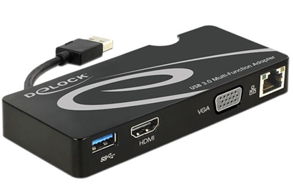 Изображение Delock Adapter USB 3.0  HDMI  VGA + Gigabit LAN + USB 3.0
