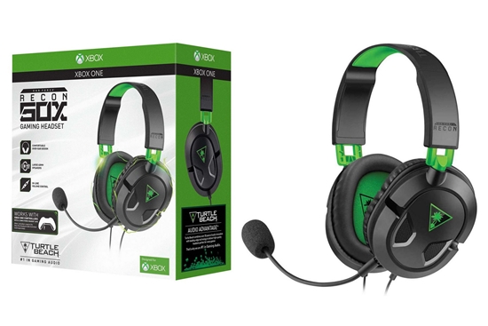 Picture of Turtle Beach Recon 50X Black/Green, Gaming-Headset