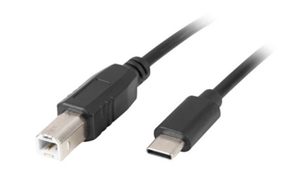 Attēls no Kabel USB-C(M)-USB-B(M) 3.0m czarny