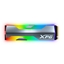 Attēls no SSD|ADATA|XPG SPECTRIX S20G|500GB|M.2|PCIE|3D NAND|Write speed 1800 MBytes/sec|Read speed 2500 MBytes/sec|TBW 300 TB|MTBF 2000000 hours|ASPECTRIXS20G-500G-C