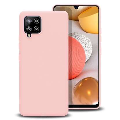 Picture of Mocco Liquid Silicone Soft Back Case for Samsung Galaxy A42 5G Pink