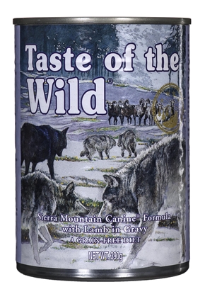 Изображение TASTE OF THE WILD Sierra Mountain - Wet dog food - 390 g